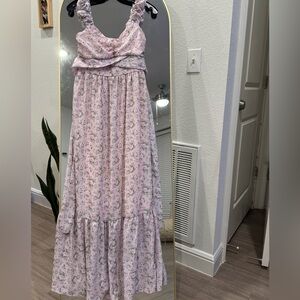 Altar D’ State Floral Pink Maxi Dress